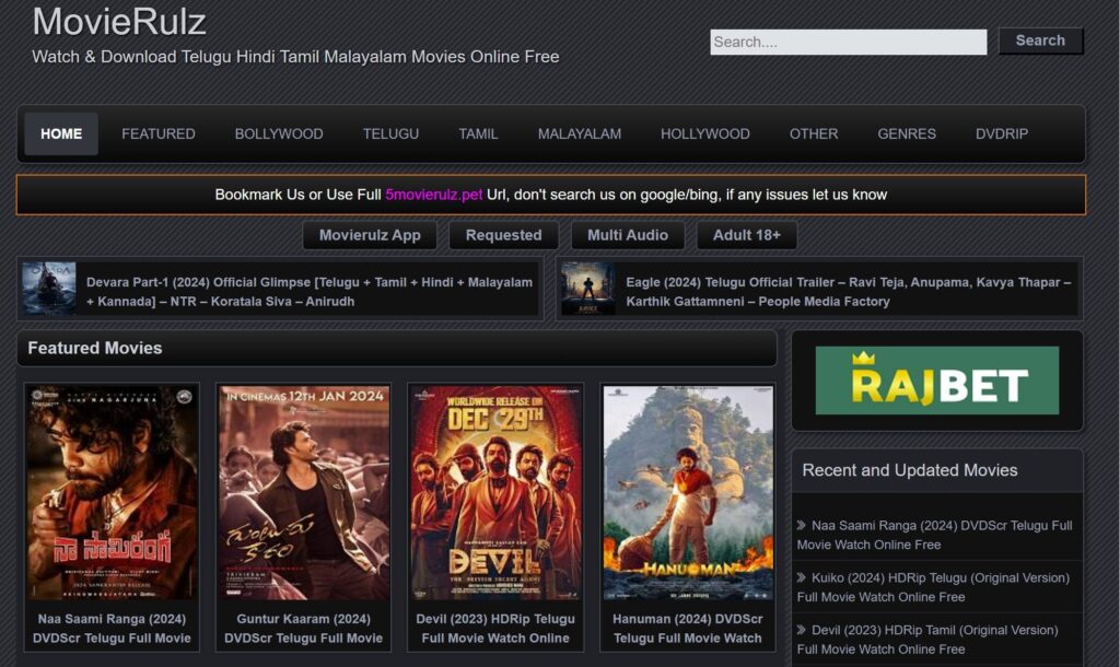 Movierulz: Enjoy Free Bollywood and Hollywood Movies